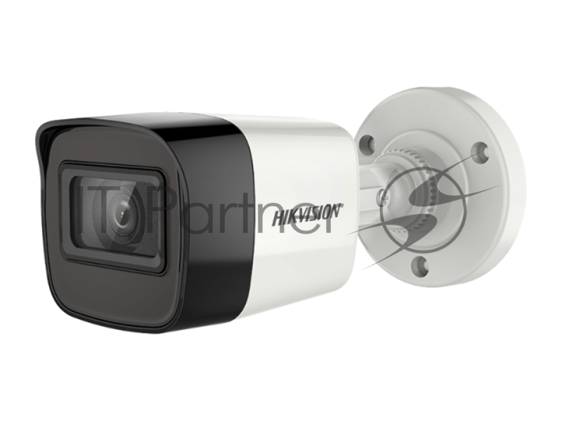 Камера 2Мп уличная компактная цилиндрическая HD-TVI с EXIR-подсветкой до 30м2Мп Progressive Scan CMOS объектив 3.6мм угол обзора: 82° механический ИК-фильтр 0.005 Лк@F1.2 1920?1080@25к/с WDR 120дБ, 3D DNR, BLC OSD-меню Smart ИК 4 в 1 видео выход (пе