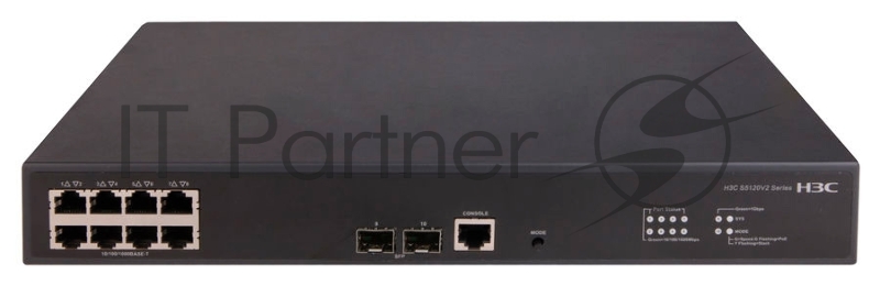 Коммутатор H3C LS-5120V2-10P-LI-GL 8G 2SFP управляемый