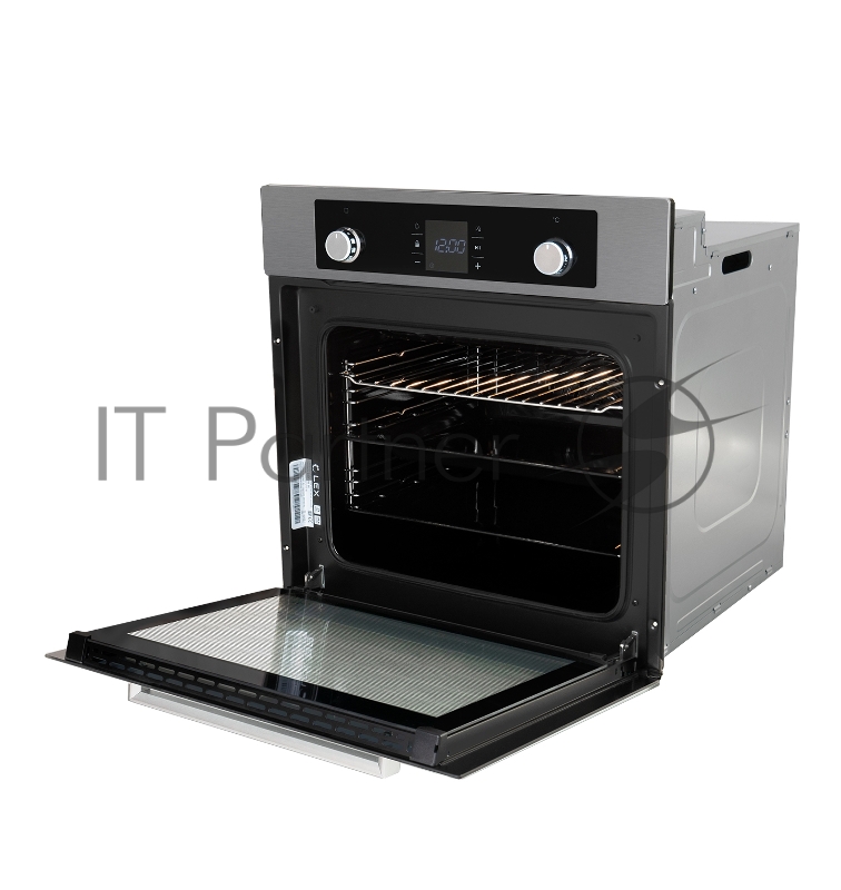 Духовой шкаф LEX EDP 094 IX Утапливаемые ручки, сенсорное управление, объем 60 л, LED таймер, 9 функций (3D конвекция, нижний нагрев с 3D конвекцией, верхний и нижний нагрев с конвекцией, традиционный, нижний нагрев, турбо гриль, турбо гриль с конвек