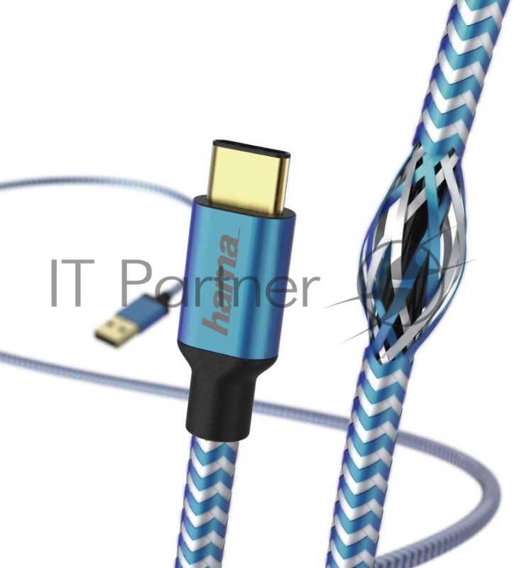 Кабель Hama 00178295 USB Type-C (m) USB 2.0 (m) 1.5м синий