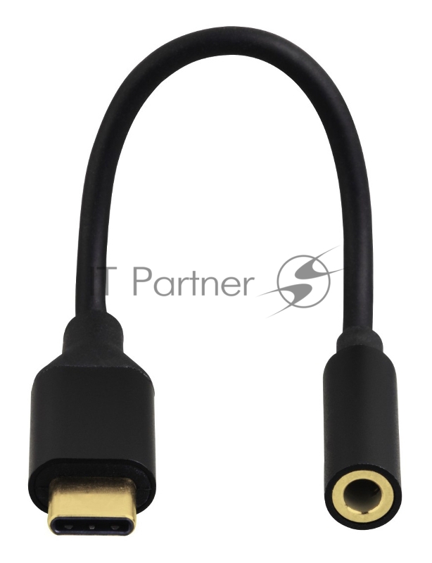 Адаптер Hama H-122338 00122338 USB Type-C Jack 3.5мм (m) черный