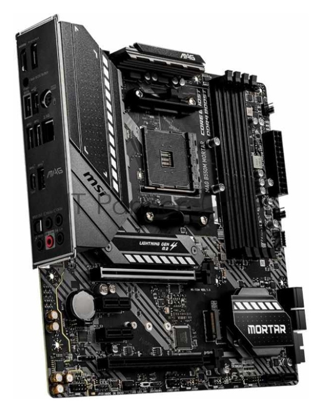 Материнская плата AMD B550 SAM4 MATX MAG B550M MORTAR MSI