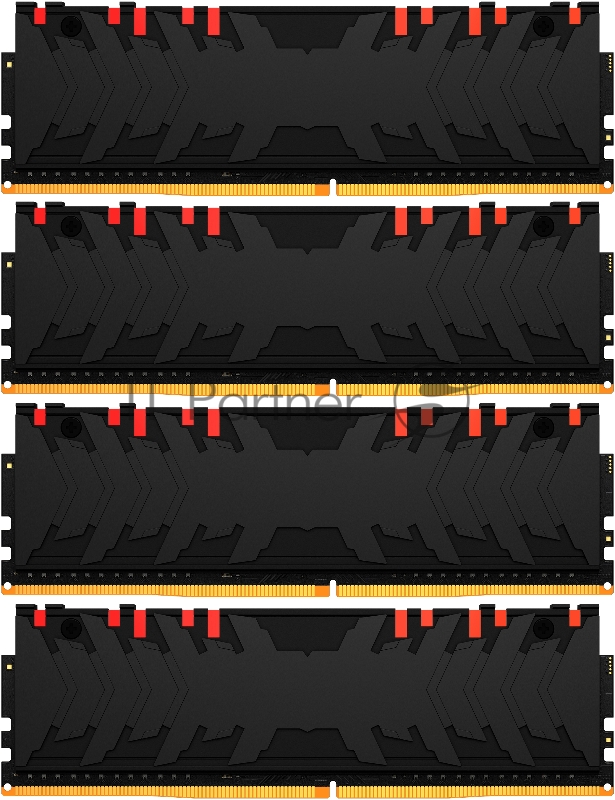 Память оперативная Kingston 32GB 3600MHz DDR4 CL16 DIMM (Kit of 4) FURY Renegade RGB