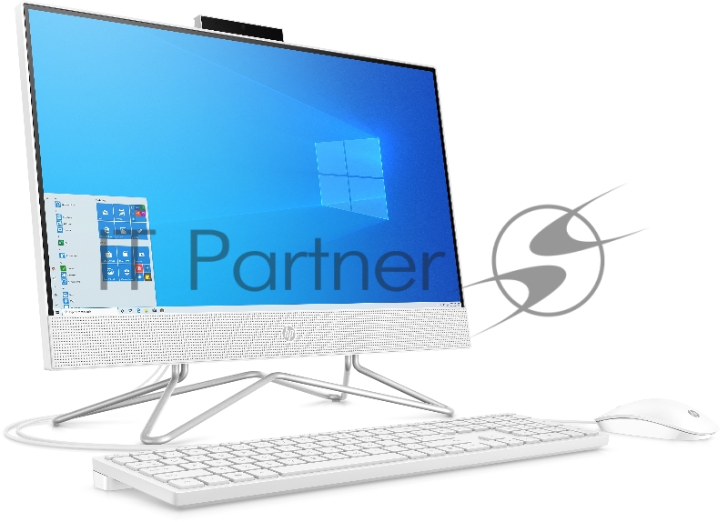 Моноблок HP 21.5 FHD HP 22-df1035ur white (Core i3 1125G4/8GB/256GB SSD/noDVD/VGA int/W10) (3V058EA)