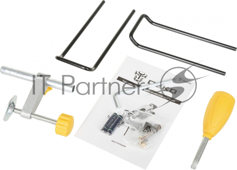 Торцовочная пила Deko DKMS2200-255 Laser 2200Вт 4500об/мин d=255мм