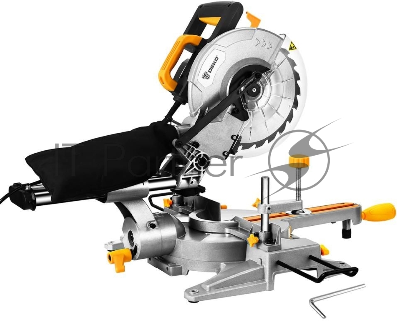 Торцовочная пила Deko DKMS2200-255 Laser 2200Вт 4500об/мин d=255мм