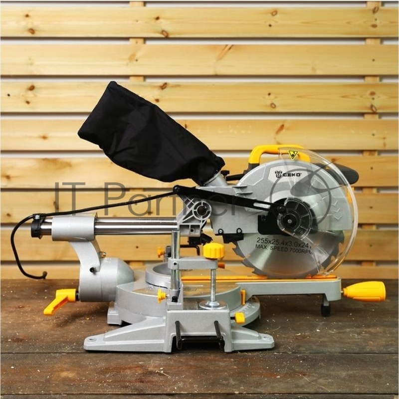 Торцовочная пила Deko DKMS2200-255 Laser 2200Вт 4500об/мин d=255мм