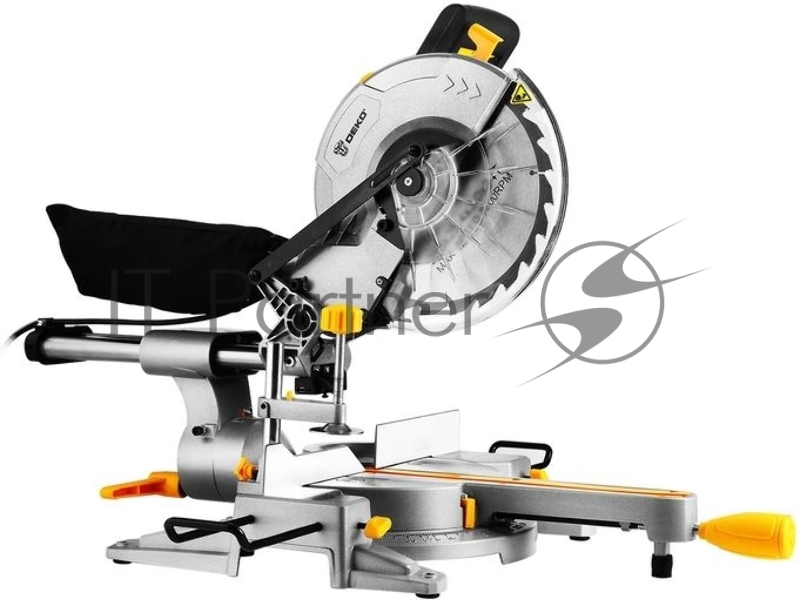 Торцовочная пила Deko DKMS2200-255 Laser 2200Вт 4500об/мин d=255мм