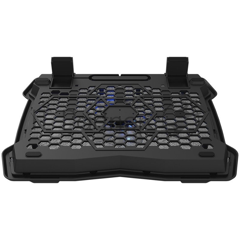 Охлаждающая подставка для ноутбука CANYON Cooling stand single fan with 2x2.0 USB hub, support up to 10”-15.6” laptop, ABS plastic and iron, Fans dimension:125*125*15mm(1pc), DC 5V, fan speed: 800-1000RPM, size:340*265*30mm, 406g