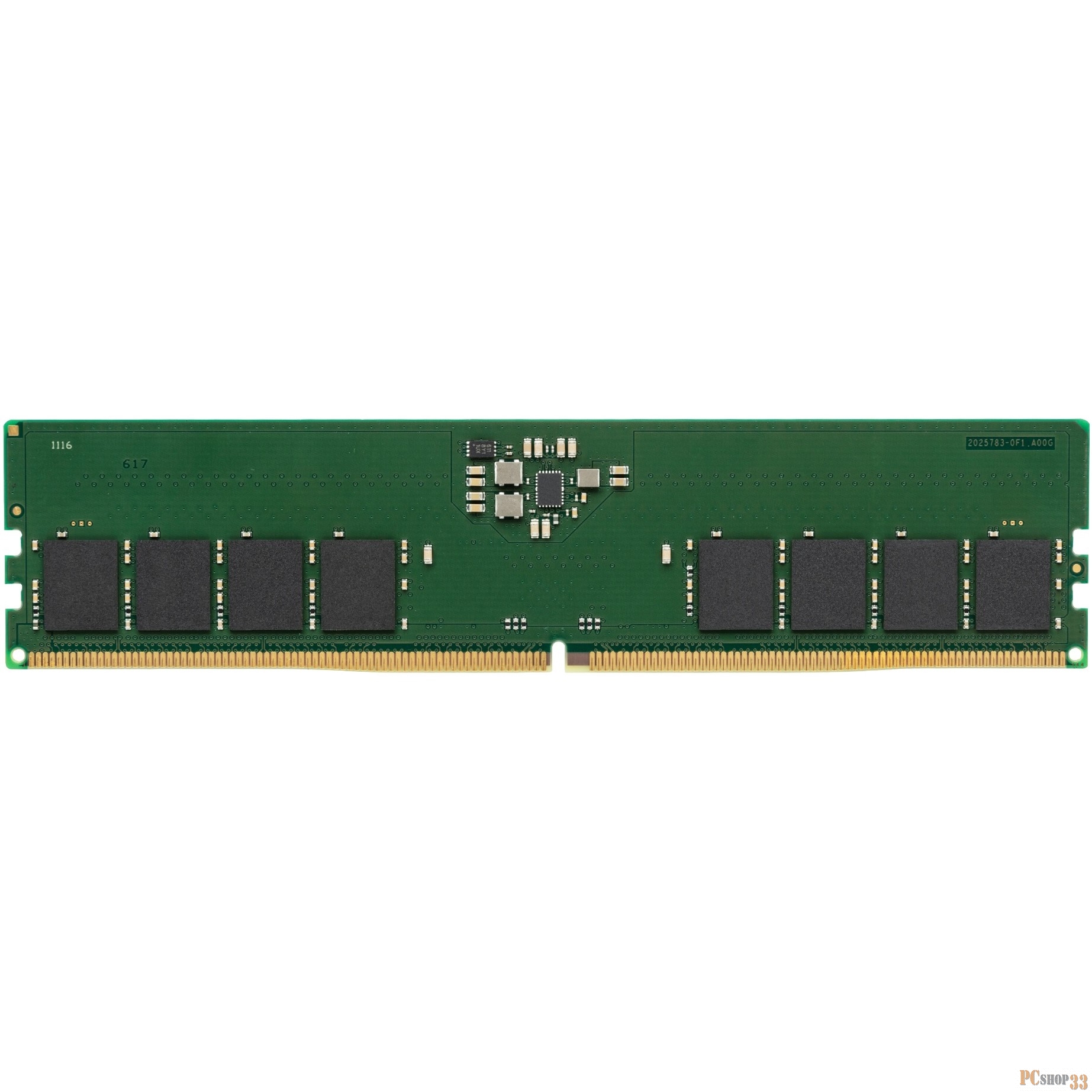 Оперативная память Kingston DRAM 16GB 4800MHz DDR5 Non-ECC CL40 DIMM 1Rx8 EAN: 740617325096