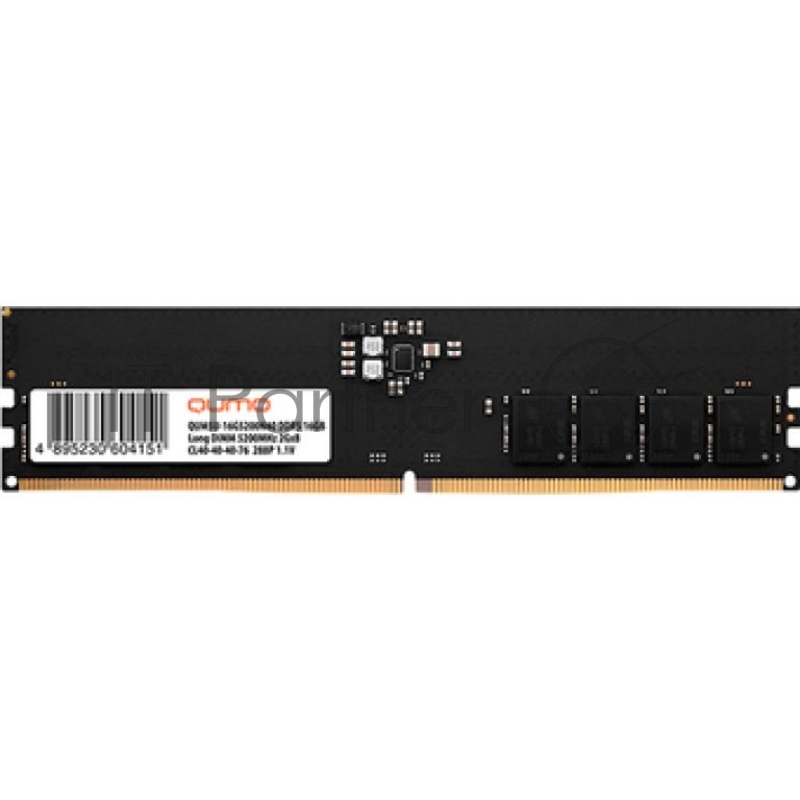Модуль памяти QUMO DDR5 16GB Long DIMM 4800MHz 2Gх8 CL40-40-40-76 288P 1.1V (QUM5U-16G4800N40)