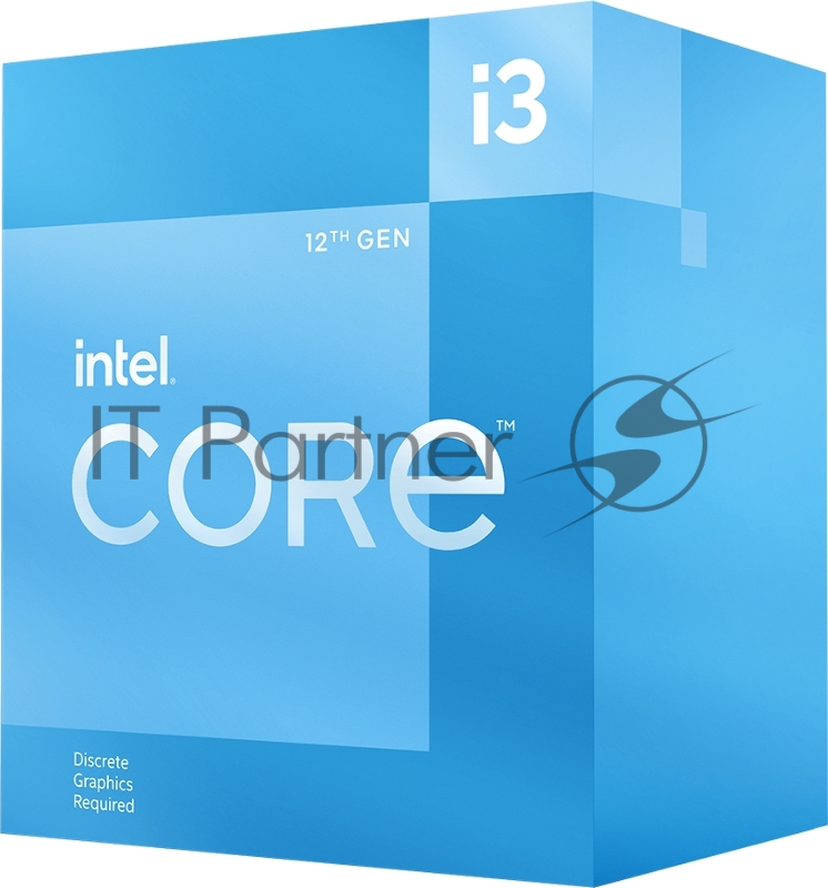 Процессор CPU LGA1700 Intel Core i3-12100F (Alder Lake, 4C/8T, 3.3/4.3GHz, 12MB, 58/89W) BOX, Cooler