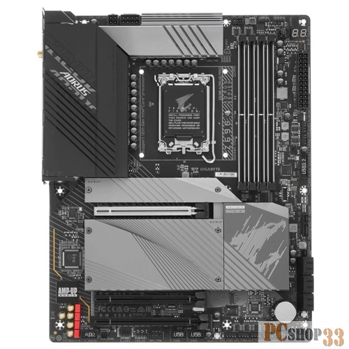 Материнская плата Gigabyte Z690 AORUS PRO, Socket 1700, Intel Z690, 4xDDR5-4800, DP, 3xPCI-Ex16, 6xSATA3(RAID 0/1/5/10), 4xM.2, 8Ch Audio, 2,5GbLan, WiFi, (4+4)xUSB2.0, (8+2)xUSB3.2, (1+1)xUSB3.2 Type-C, ATX, RTL