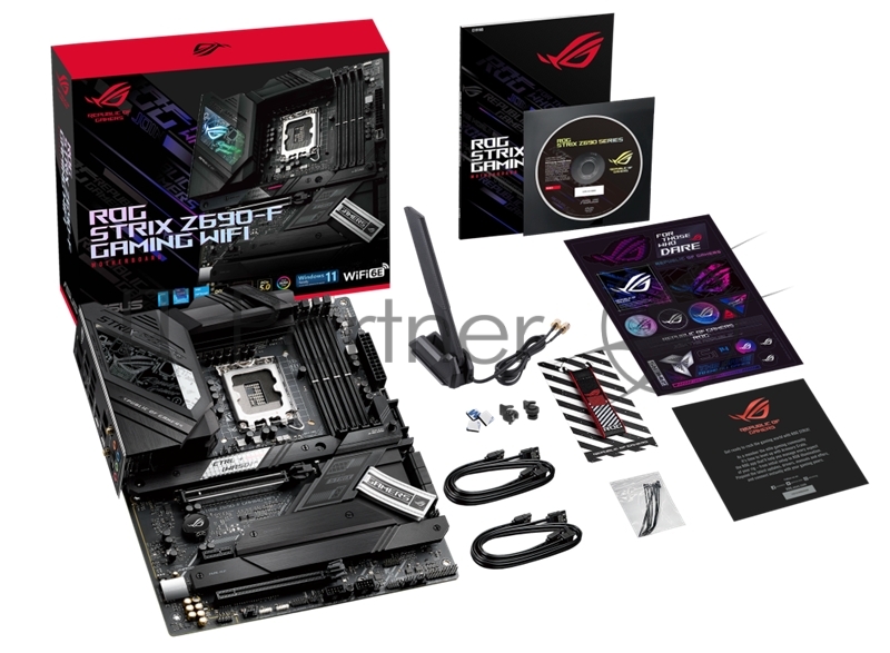 Материнская плата Asus ROG STRIX Z690-F GAMING WIFI Soc-1700 Intel Z690 4xDDR5 ATX AC`97 8ch(7.1) 2.5Gg RAID+HDMI+DP