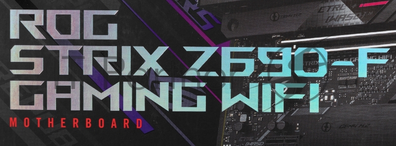Материнская плата Asus ROG STRIX Z690-F GAMING WIFI Soc-1700 Intel Z690 4xDDR5 ATX AC`97 8ch(7.1) 2.5Gg RAID+HDMI+DP