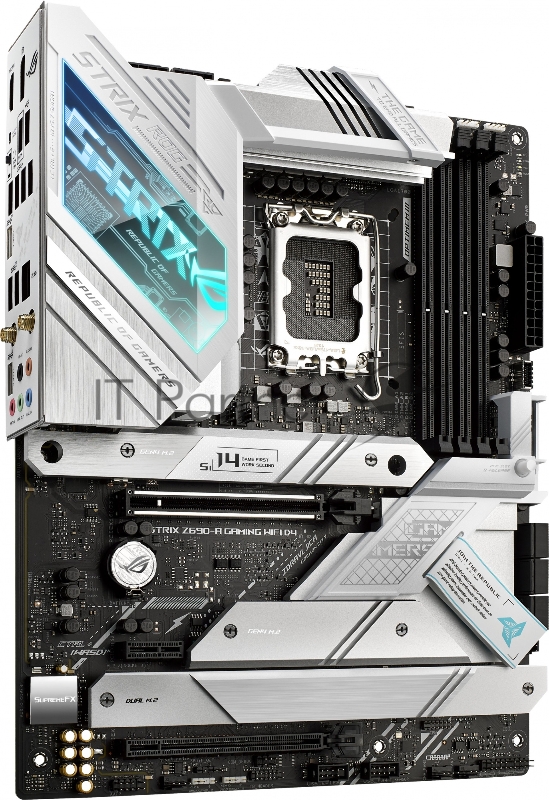 Материнская плата Asus ROG STRIX Z690-A GAMING WIFI D4 Soc-1700 Intel Z690 4xDDR4 ATX AC`97 8ch(7.1) 2.5Gg RAID+HDMI