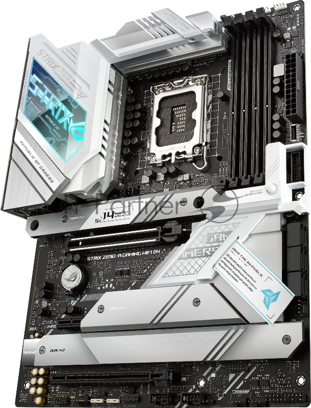 Материнская плата Asus ROG STRIX Z690-A GAMING WIFI D4 Soc-1700 Intel Z690 4xDDR4 ATX AC`97 8ch(7.1) 2.5Gg RAID+HDMI