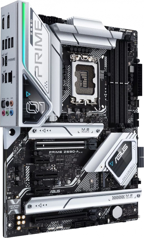 Материнская плата ASUS PRIME Z690-A, LGA1700, Z690, 4*DDR5, HDMI+DP, CrossFireX, SATA3 + RAID, Audio, Gb LAN, USB 3.2, COM*1 header (w/o cable), ATX 90MB18L0-M0EAY0