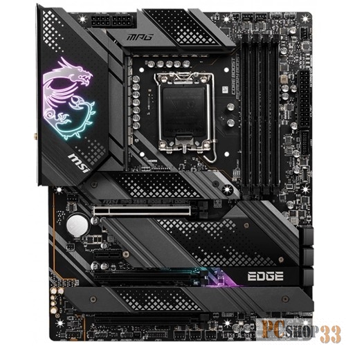 Материнская плата MSI MPG Z690 EDGE WIFI DDR4 Soc-1700 Intel Z690 4xDDR4 ATX AC`97 8ch(7.1) 2.5Gg RAID+HDMI+DP