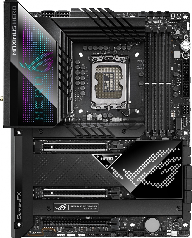 Материнская плата Asus ROG MAXIMUS Z690 HERO Soc-1700 Intel Z690 4xDDR5 ATX AC`97 8ch(7.1) 2x2.5Gg RAID+HDMI