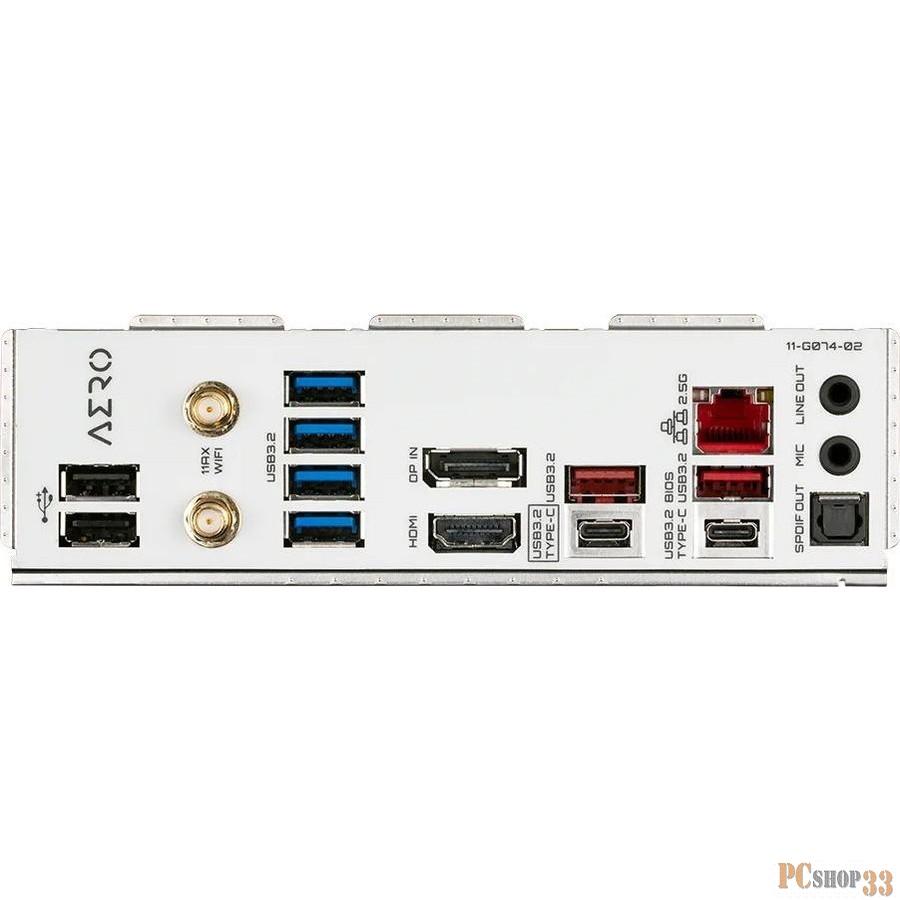 Материнская плата Gigabyte Z690 AERO G, Socket 1700, Intel®Z690, 4xDDR5-4800, HDMI, DP-In, 3xPCI-Ex16, 6xSATA3(RAID 0/1/5/10), 4xM.2, 8Ch Audio, 2.5GLan, WiFi, (2+4)xUSB2.0, (6+2)xUSB3.2, (2+1)xUSB3.2 Type-C™, ATX,