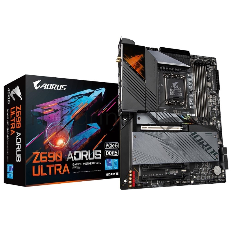 Материнская плата Gigabyte Z690 AORUS ULTRA Soc-1700 Intel Z690 4xDDR5 ATX AC`97 8ch(7.1) 2.5Gg RAID+DP