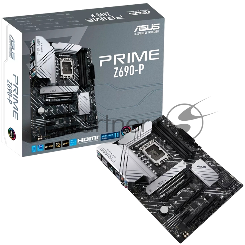 Материнская плата ASUS PRIME Z690-P, LGA1700, Z690, 4*DDR5, HDMI+DP, CrossFireX, SATA3 + RAID, Audio, Gb LAN, USB 3.2*8, USB 2.0*6, COM*1 header (w/o cable), ATX 90MB19Q0-M0EAY0