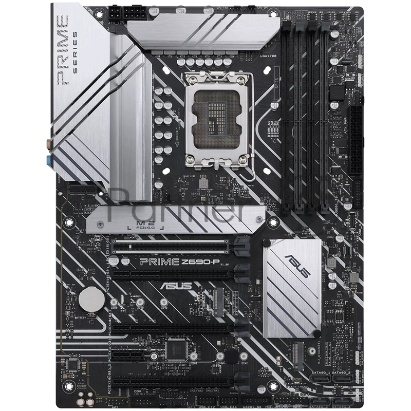 Материнская плата ASUS PRIME Z690-P, LGA1700, Z690, 4*DDR5, HDMI+DP, CrossFireX, SATA3 + RAID, Audio, Gb LAN, USB 3.2*8, USB 2.0*6, COM*1 header (w/o cable), ATX 90MB19Q0-M0EAY0