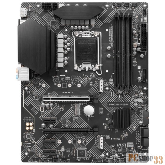 Материнская плата MSI PRO Z690-P DDR4 Soc-1700 Intel Z690 4xDDR4 ATX AC`97 8ch(7.1) 2.5Gg RAID+HDMI+DP