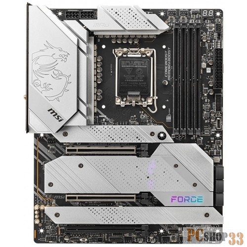 Материнская плата MSI MPG Z690 FORCE WIFI, Socket 1700, Intel Z690, 4xDDR5, 3xPCI-Ex16, 5xM.2, 1xUSB3.2 Gen2 X2, 6xUSB3.2 Gen2, 2xUSB3, 911-7D30-003