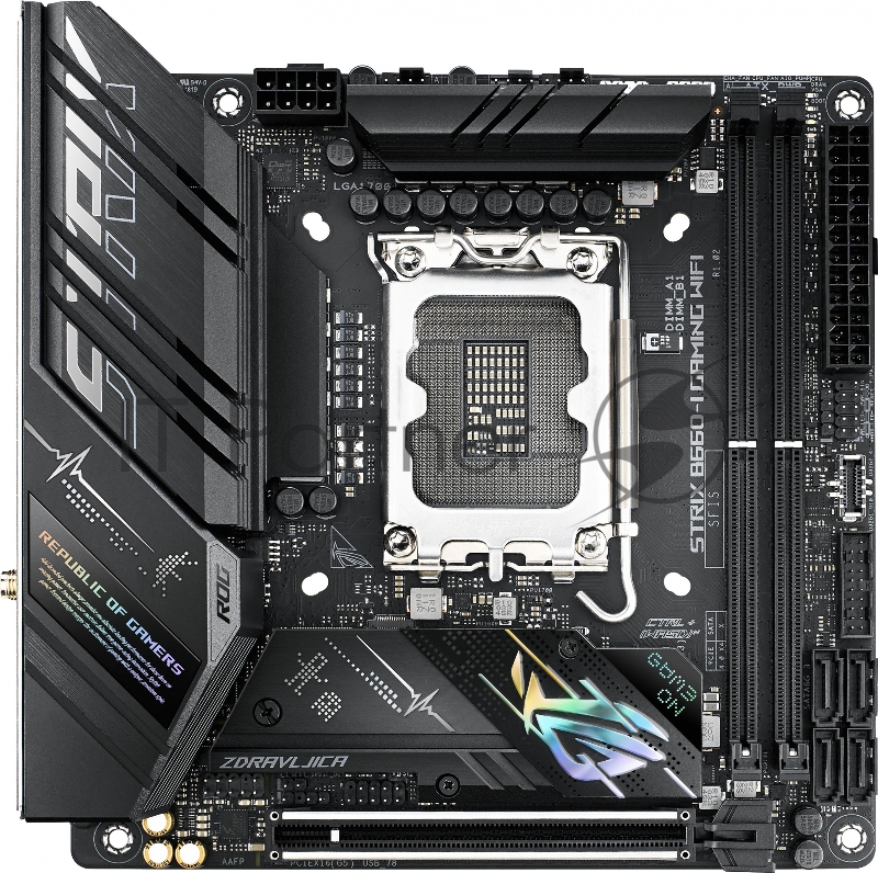 Материнская плата ASUS ROG STRIX B660-I GAMING WIFI/LGA1700,B660,USB3.2 GEN 2,MB