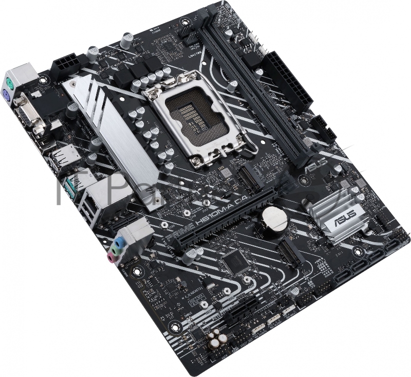 Материнская плата ASUS PRIME H610M-A D4-CSM, LGA1700, H610, 2*DDR4, D-Sub + DP + HDMI, SATA3, Audio, Gb LAN, USB 3.2*4, USB 2.0*6, COM*1 header (w/o cable), mATX 90MB19P0-M0EAYC