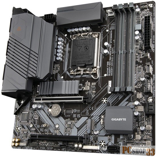 Материнская плата Gigabyte B660M GAMING X DDR4, RTL LGA 1700, Intel B660, 4xDDR4-5333 МГц, 3xPCI-Ex16, аудио 7.1, Micro ATX