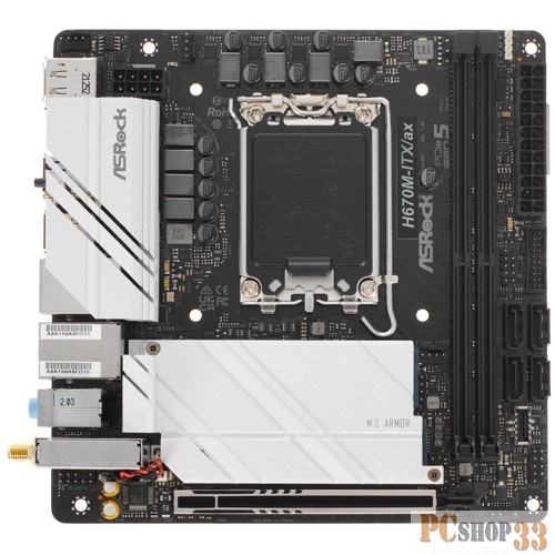 Материнская плата ASROCK H670 S1700 MITX H670M-ITX/AX