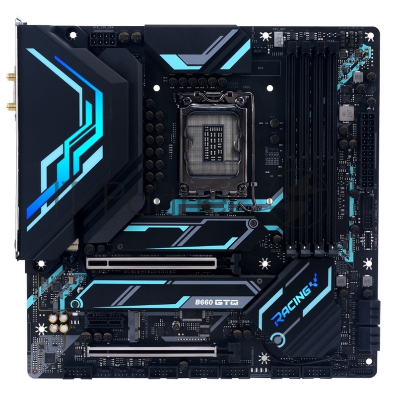 Материнская плата Biostar B660GTQ, Socket 1700, Intel®B660, 4xDDR4-3200, DVI-D+HDMI+DP, 2xPCI-Ex16, 1xPCI-Ex1, 4xSATA3(RAID 0/1/5/10), 2xM.2, 8Ch Audio, 1x2.5 GLan, WiFi, (2+4)xUSB2.0, (5+2)xUSB3.2, (1+1)xUSB3.2 Type-C™, 1xPS/2, mATX, RTL {}