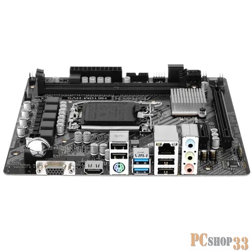 Материнская плата Asrock H610M-HVS Soc-1700 Intel H610 2xDDR4 mATX AC`97 8ch(7.1) GbLAN RAID+VGA+HDMI