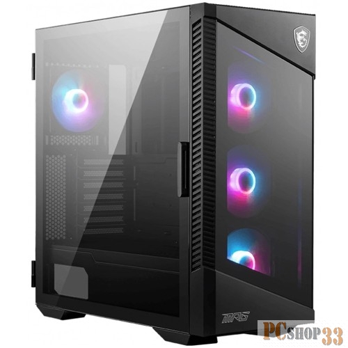 Корпус MSI MPG VELOX 100R 2xUSB 3.0, 1xType C, 4x120mm ARGB Fan, ARGB Control Board, Tempered Glass Window, Glass Front Panel, Brown Box (829315)