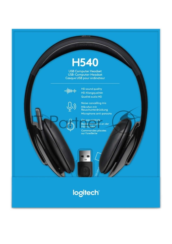 Гарнитура Logitech H540 USB (981-000480)