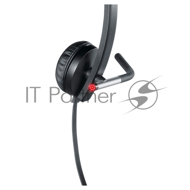 Наушники с микрофоном Logitech H650E черный 1.1м