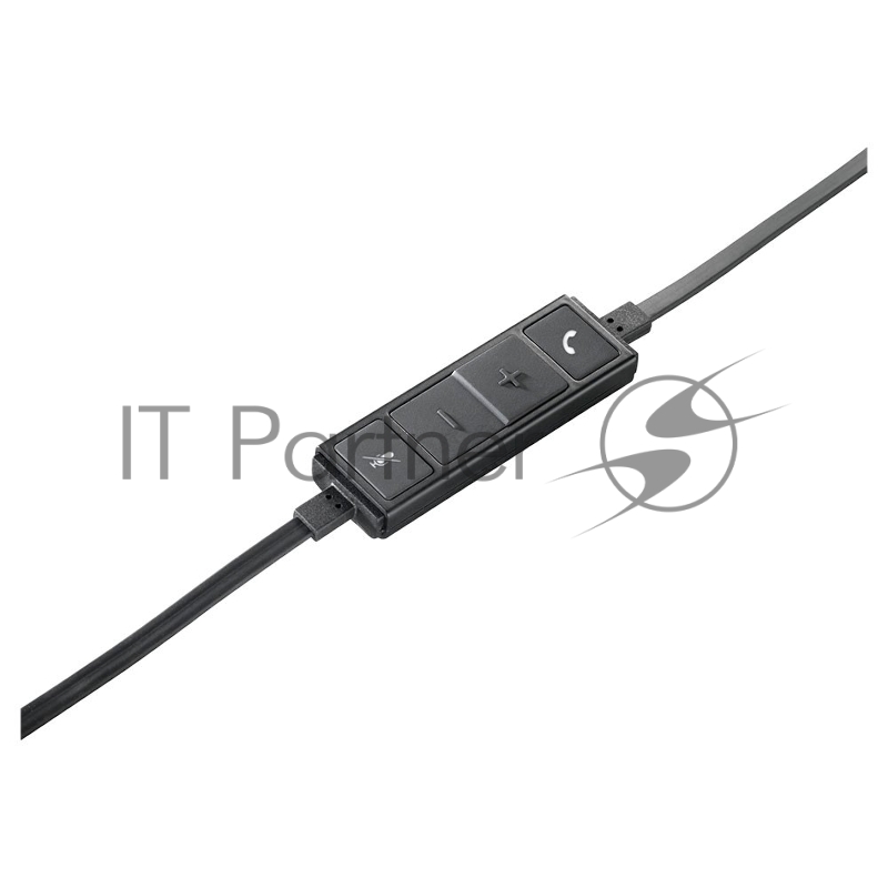 Наушники с микрофоном Logitech H650E черный 1.1м