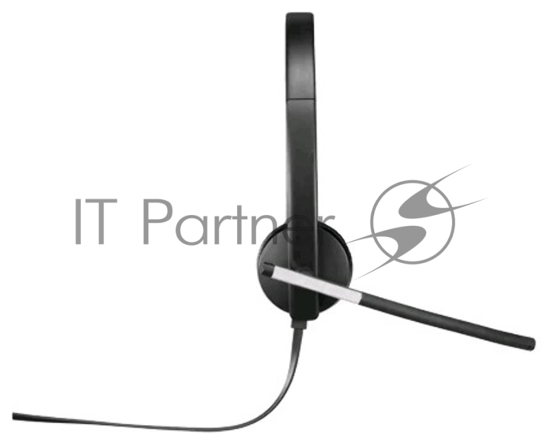 Наушники с микрофоном Logitech H650E черный 1.1м