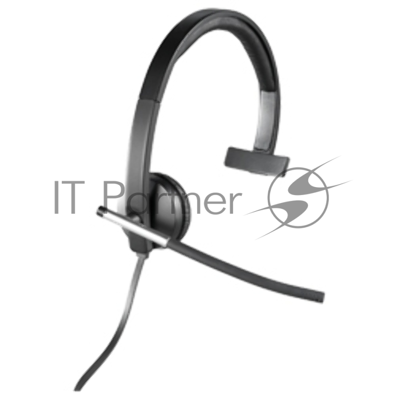 Наушники с микрофоном Logitech H650E черный 1.1м