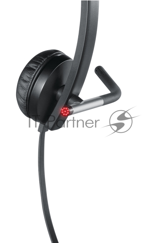 Наушники с микрофоном Logitech H650E черный 1.1м