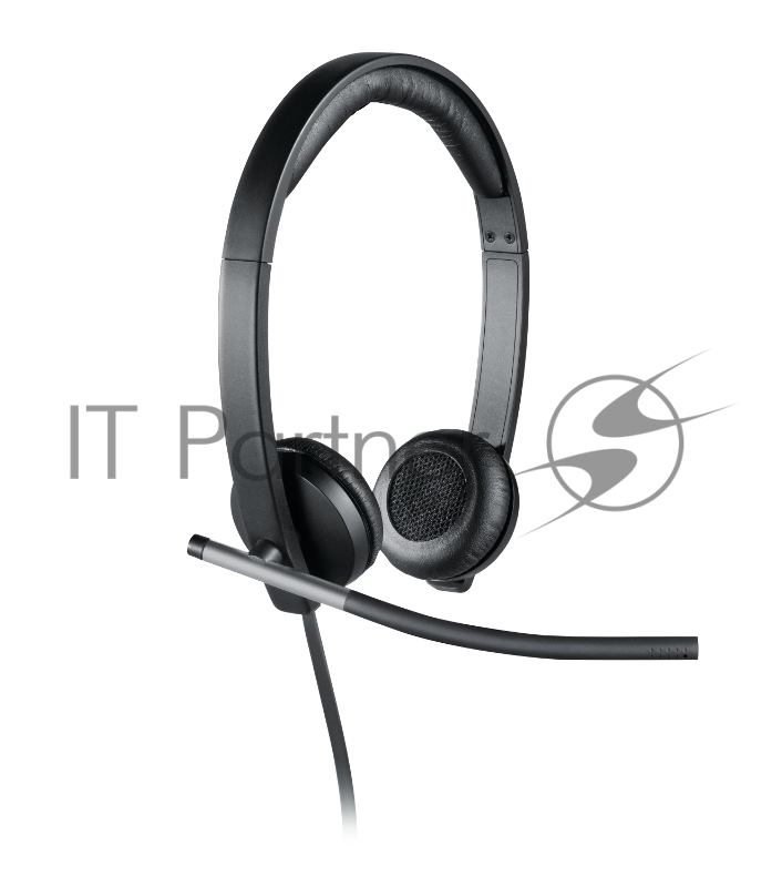 Наушники с микрофоном Logitech H650E черный 1.1м