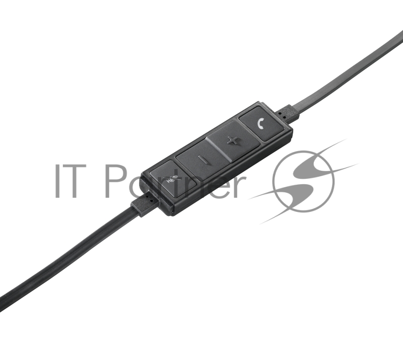 Наушники с микрофоном Logitech H650E черный 1.1м