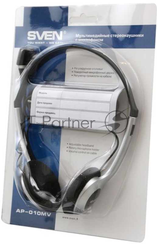Наушники SVEN AP-010MV Наушники с микрофоном