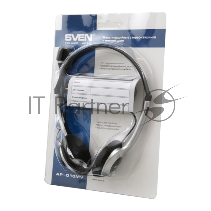 Наушники SVEN AP-010MV Наушники с микрофоном