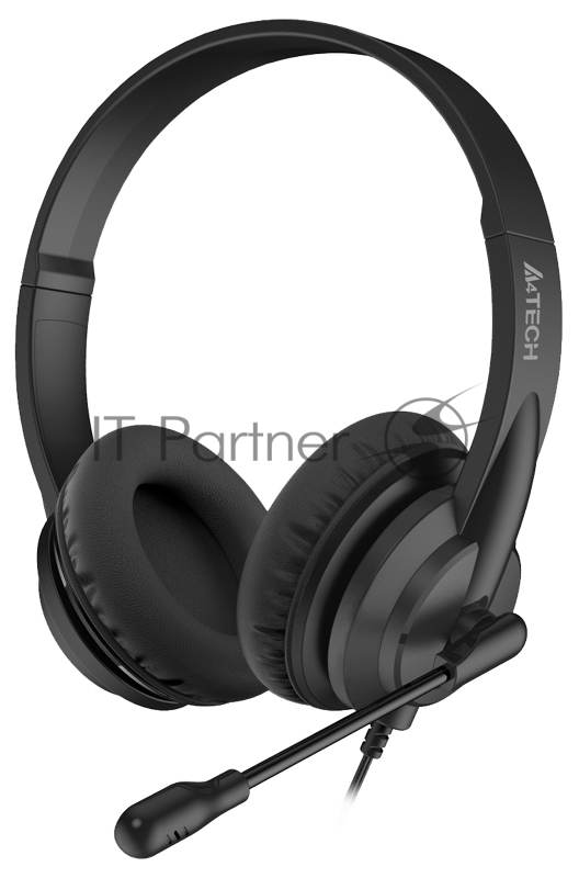 Наушники с микрофоном A4 HS-10 черный 2