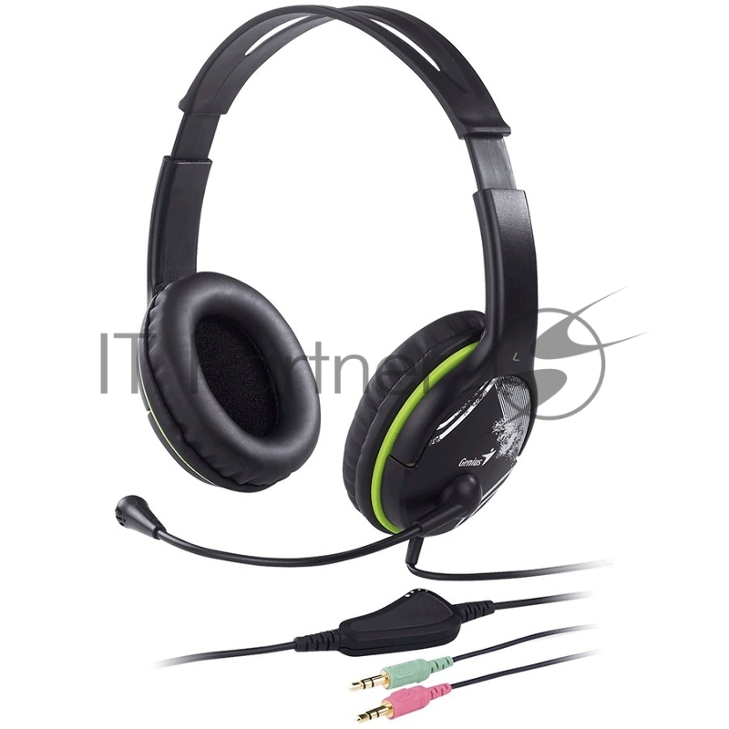 Гарнитура Genius HS-400А Black-Green