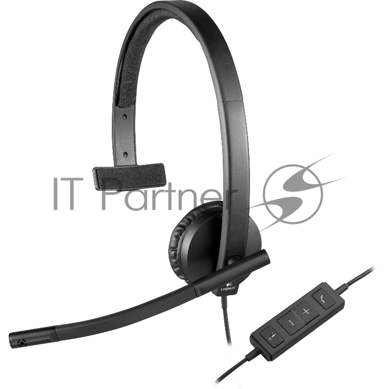 Наушники Logitech Headset H570E USB Mono 981-000571 OEM